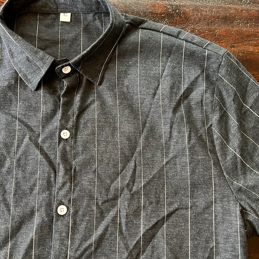 Pinstripe Lightweight Botton Down